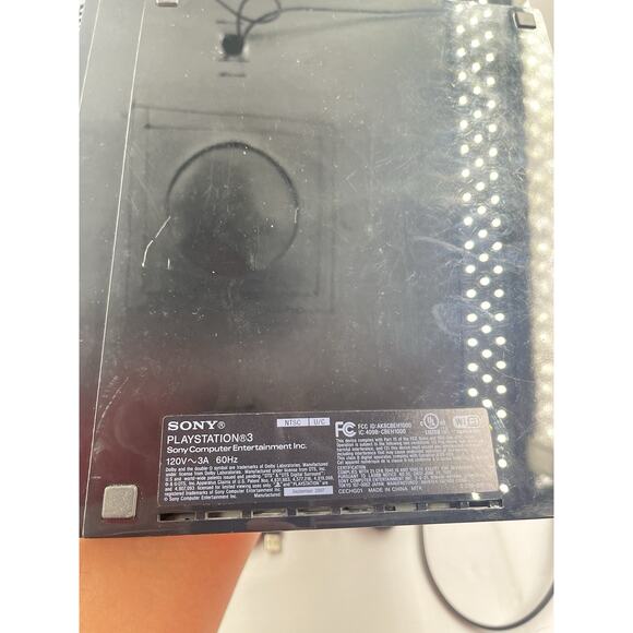 Sony PlayStation 3 PS3 CECHG01 Fat Console Black - Tested With Controller - Picture 12 of 15